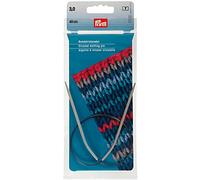 Prym Agujas Circulares de Aluminio 40 cm 3,00 mm Gris, 3,0 mm