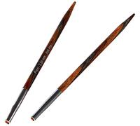 Prym Agujas Circulares Naturales Cortas 8,7 cm 3,50 mm, Madera, Multicolor, 3,5 mm