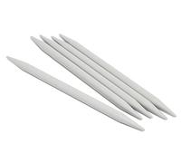 Prym - Agujas de punto de doble punta, plástico (20 cm, 19 mm), color gris