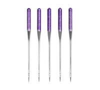 Prym Agujas para máquina de coser Microtex microfibra poliéster neopreno 130/705 H-M Acero, Plata, 130/70, No. 60-80 154940