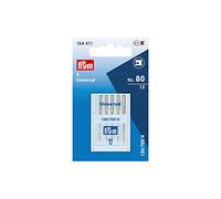 Prym Agujas para Máquina de Coser, Plata, Standard, 130/705, No. 80, 10