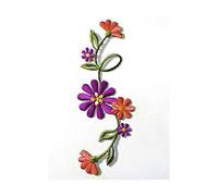 Prym Apliques de Flores Grandes, Lila/Terracota, se Puede Planchar Aplicaciones, Hierro, Morado, tamaño