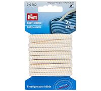Prym - bebé Blanco (4.5 mm) elástico - 1 Unidad