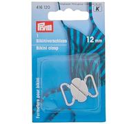 Prym Bikini and Belt Clasp, Silver, 12 mm, Color Plata Mate, 1 Pieza