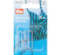 Prym Bikini and Belt Clasp, Transparent, 25 mm, 1 Stück