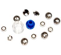 Prym Botón De Cubierta, Metal, Plata, Tamaño: 11 mm, 7