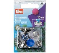 Prym botón «funda de tela» metal dorado 15 mm 6