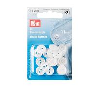 Prym Botone, Blanco, 11 mm, perlmuttfarbig, 30 Stück, 20