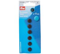 Prym Botones de plástico Negro de 11 mm (6 Unidades), 14 x 6 x 1 cm