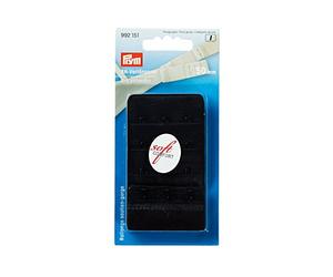Prym Bra Extender, Cotton, Black, 4.5 x 2 x 0.2 cm Ganchos Extensores de Sujetador, Mujer