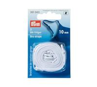 Prym Bra Straps White, Poliamida, Poliuretano, 10 mm, weiß, 2 Stück