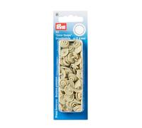 Prym Broches De Presión De Color, Plastic, Beige, 12,4 mm, 30