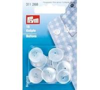 Prym Buttons, White, 2 x 1 x 1 cm