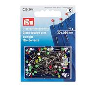 Prym Cabeza Pins, Metal, Assorted Colours, 1-Paquete