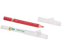 Prym 611627 Chalk Pencils with Brush, Tiza, White, Pink, 1 Unidad (Paquete de 1)