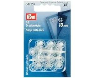 Prym Cierre a presión, nácar, talla única