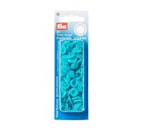 Prym Cierres De Presión De Color 30 Piezas, Tamaño 12.4 Mm, Turquesa