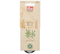 Prym Circular Aguja, Bambú Plástico, Wood-Coloured, Talla única