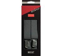 Prym Clip, Grey-White, M/L 35 mm/120 cm, grau, weiße Punkte, 1 Stück