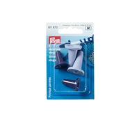 Prym Protectores de Puntas de plástico, Metal, Azul Ciruela, Gris Paloma, für Nadelstärken 2,0 3,5 mm und 4,0 7,0 mm