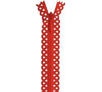 Prym Cremallera Zipper, Poliéster, Red, One Size