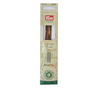 Prym Cubics-Agujas de Tejer (15 cm, 3,50 mm), Madera, Mehrfarbig, 3,5 mm
