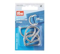 Prym D-Rings, Poliéster, Silver, One Size, Talla única