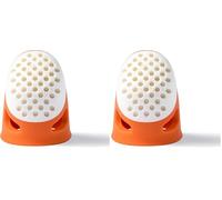 Prym Dedal Ergonómico, Orange, 1.86 x 1.47 x 2.54 cm (Paquete de 2)