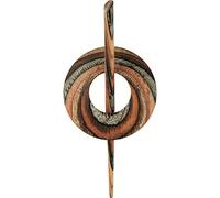 Prym Ecor - Broche Redondo, Color de Madera Natural