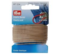 Prym Elastic Cord, 60% ED 40% PES, Beige, Ø 2,5 mm | 3 m, 3