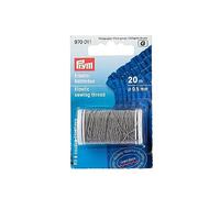Prym Elastic Sewing Thread, Poliéster, Light Grey, Talla única, 20