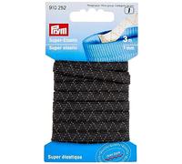 Prym, Elástico, Black, 7 mm