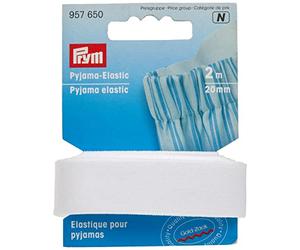 Prym Elástico, Blanco, 1.86 x 6.70 x 0.48 cm