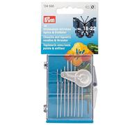 Prym Embroidery Needles, Acero aleado, Gold, Silver, Talla única, 16