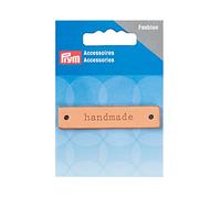 Prym - Etiqueta Hecha a Mano (Cuero, 9,3 x 6,7 x 0,5 cm), Color Natural