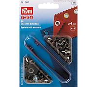 Prym 541360-1 Eyelets and Washers, Metal, Antique Brass, 14 x 9.5 x 2.5 cm