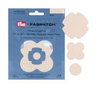 Prym FabPatch 921001 - Parche elástico para reparación de ropa deportiva, leggings, chaquetas y zapatillas, color beige (3 unidades)