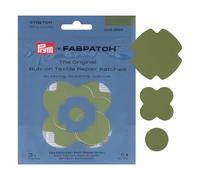 Prym FabPatch 921004 - Parche elástico para reparación de ropa deportiva, leggings, chaquetas y zapatillas, color verde oliva (3 unidades)
