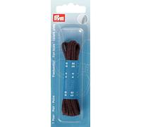 Prym Flat Laces, Brown, 60 cm x 4 mm, braun, 2 Stück