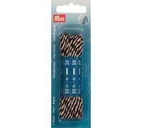 Prym Flat Laces, Brown, Beige, 90 cm x 8 mm braun/beige, 2 Stück