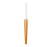 Prym – Gancho de ganchillo para lana ergonómico, plástico, 5,0 mm, 16 cm, amarillo