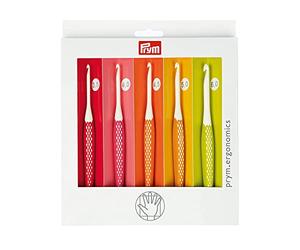 Prym Ganchos De Ganchillo, Plasic, Multicolor, Talla 3.50-6.00 mm, 5 piesaz