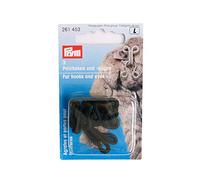 Prym Fur Hooks & Eyes, Black, 3 PC Ganchos Y Ojos, Plastic, Negro, 3 Piezas, 3