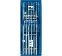 Prym Garn-Häkelnadeln ohne Hülse 1,50 mm silberfarbig Aguja de Ganchillo de Hilo, Acero, Plateado, 1,5 mm