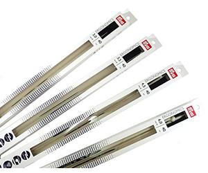 Prym Jackenstricknadeln Ergonomics 40 cm 10,00 mm Soltero Puntiagudo Agujas de Punto, Metal, Blanco, 43 x 4 x 1 cm, 2
