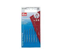 Prym Self-Threading Needles, Acero aleado, Multicolor, 6 Piezas