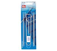 Prym Kit para tejer Acero, Aluminio, Plástico Plateado, Gris 2 x 1 x 1 cm