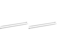 Prym KST-Agujas de Tejer para Chaqueta (40 cm, 10,00 mm), Color Gris Knitting Needles, Grey, 10,0 mm (Paquete de 2)