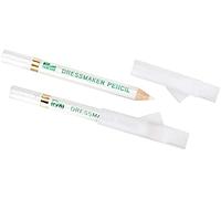 Prym Lápices con Pincel, Plastic, Blanco, 11 cm, weiß, 2 Stück