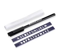 Prym Laundry Marking Set, Mezcla de poliéster, Black, 3 m